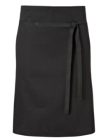 Bistro-Schürze, 100% Baumwolle, L: 60cm, schwarz _1