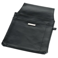 Etui à porte-monnaie en similicuir, noir 
