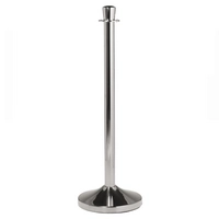 Personen-Leitsystem, Pfosten verchromt, H: 105 cm 