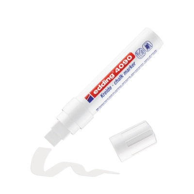 Marqueur en craie Edding Deco Graph, 15 mm, blanc _2