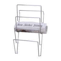 Hefte Zeitungshalter, Wandmontage, 4 Fächer 