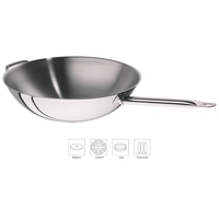 Wok EcoStar, 7 l, Ø 36 cm, H: 10 cm fond plat Ø 14 cm