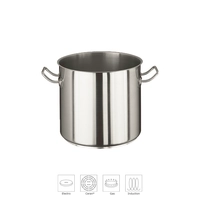 Marmite haute en inox Promess 24cm Ø, H:24cm,10.5l 