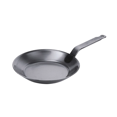 Poêle lyonnaise en fer, H: 4 cm, Ø 24 cm _1