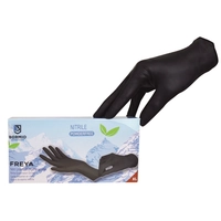 Nitril-Handschuhe schwarz, Grösse M puderfrei