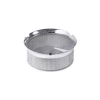 Passiereinsatz 2 mm, mittelfein Klingenstahleinsatz aus Edelstahl 18/10, H: 8 cm