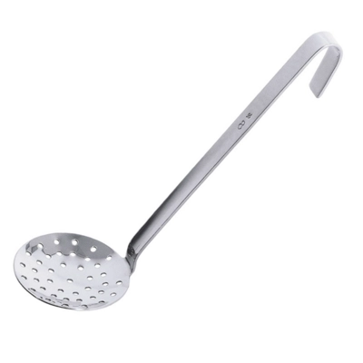 Schaumlöffel gelocht, fugenlos, 18/10, L: 43 cm, Ø 16 cm_1