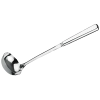 Louche en inox, 9cm Ø, L: 32 cm, 0.1 l 