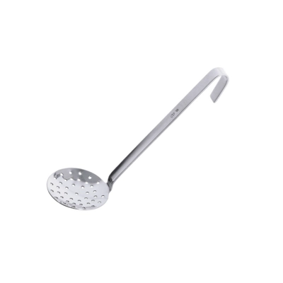 Schaumlöffel gelocht, fugenlos, 18/10, L: 28 cm, Ø 8 cm_1