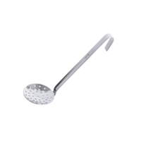 Schaumlöffel gelocht, fugenlos, 18/10, L: 28 cm, Ø 8 cm