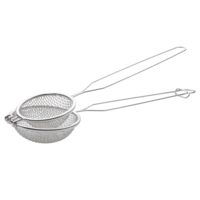 Cuillère pour frire des nids, inox 18/10, Ø 10 cm, L: 37 cm