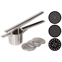 Spätzle-,Kartoffelpresse, CNS 18/10, Ø 8cm, 0.35 l 