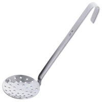 Schaumlöffel gelocht, fugenlos, 18/10, L: 47 cm, Ø 20 cm