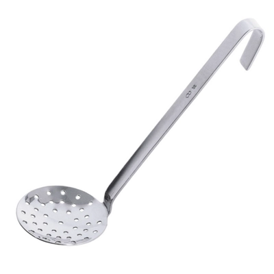 Schaumlöffel gelocht, fugenlos, 18/10, L: 44 cm, Ø 18 cm_1