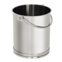 Seau en inox 18/10, 15 l, Ø 27 cm, H: 30 cm 