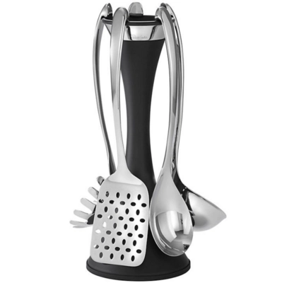 RW Signature Black Utensil Stand, H: 35.5 cm, Ø 14 cm, schwarz_2