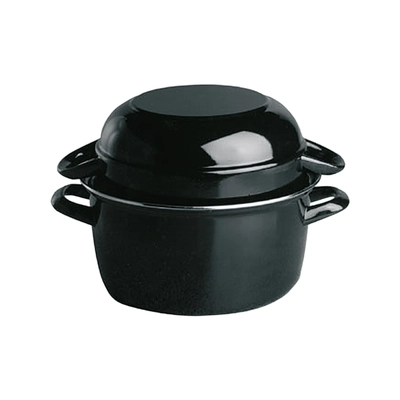 Casserole à moules, noir, 24 cmØ, H:13 cm, 4 Litre _1