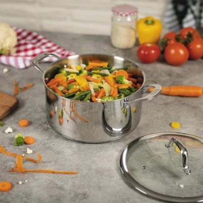 Kuhn Rikon Allround Set 3-teilig 1.5/3.1/5.4 Liter 2 Kasserollen / 1 Kochtopf_2