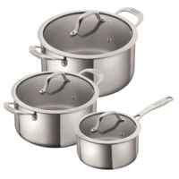 Kuhn Rikon Allround Set 3-teilig 1.5/3.1/5.4 Liter 1 Kasserolle / 2 Kochtöpfe