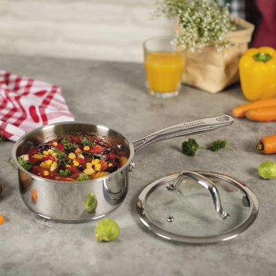 Kuhn Rikon Allround Set 3-teilig 1.5/3.1/5.4 Liter 1 Kasserolle / 2 Kochtöpfe_2