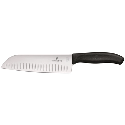 Santoku-Messer mit Kullenschliff, L: 17cm _1