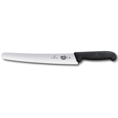 Couteau pâtissier denté, L: 38.2 cm,  L: de lame 26 cm_1