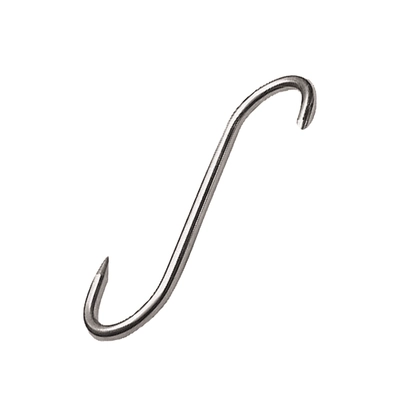 Fleischhaken, S-Form, inox, L: 14 cm, 6 mm Ø _1