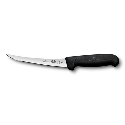 Fibrox, couteau à désosser, L: de lame 15 cm,  courbé, lame flexible, noir_1
