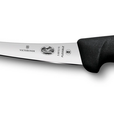 Fibrox, couteau à désosser, L: de lame 15 cm,  courbé, lame flexible, noir_2