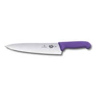 Fibrox, Kochmesser, L: Klinge 25 cm, gerade,  lila