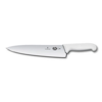 Fibrox, Kochmesser, L: Klinge 25 cm, gerade,  weiss