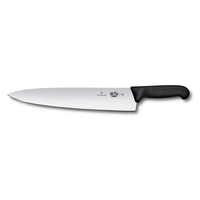 Fibrox, couteau de chef, L: de lame 31 cm, droit,  noir