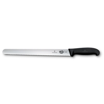 Fibrox, Schinkenmesser, L: Klinge 30cm, Wellenschliff, schwarz_1
