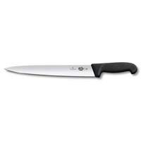 Fibrox, Schinkenmesser, L: Klinge 30cm, gerade,  schwarz