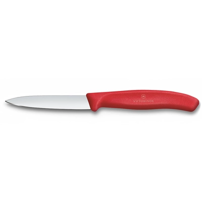 Swiss Classic, couteau d'office, L: de lame 8 cm,  droit, pointe moyenne, rouge_1