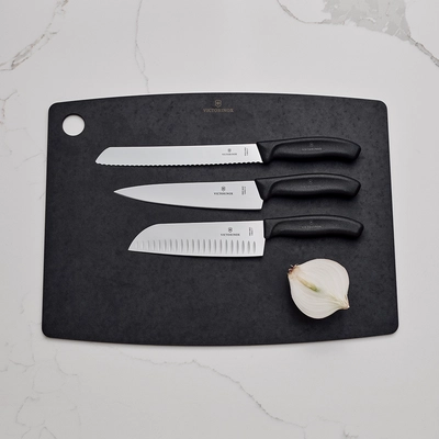 Swiss Classic, couteau de chef, L: de lame 19 cm, droit, noir_2