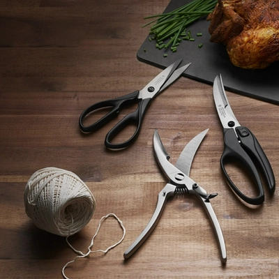 Ciseaux de cuisine universels, longueur 20 cm,  noir_2