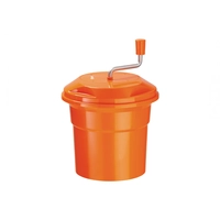 Salatschleuder manuell, orange, 12 Liter 32 cm Ø , H: 44 cm