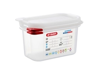 GN 1/9 Récipient stockage / transport, H: 100 mm, 176x108 mm, 1 litre, avec Colorclip HACCP_1