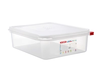 GN 1/2 Récipient stockage / transport, H: 100 mm, 325x265 mm, 6.5 litres, avec Colorclip HACCP_1