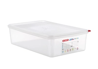 GN 1/1 Récipient stockage / transport, H: 100 mm, 530x325 mm, 13.7 litres, avec Colorclip HACCP_1