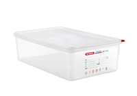 GN 1/1 Récipient stockage / transport. H: 150 mm, 530x325 mm, 21 litres, avec Colorclip HACCP_1