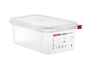 GN 1/4 Récipient stockage / transport, H: 100 mm, 265x162 mm, 2.8 litres, avec Colorclip HACCP