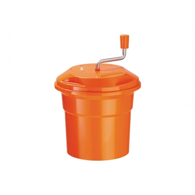 Essoreuse manuelle à salade, orange, 12 litres Ø 32 cm, H: 44 cm_1