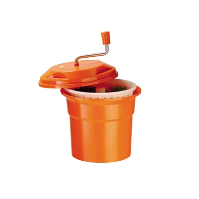 Essoreuse manuelle à salade, orange, 12 litres Ø 32 cm, H: 44 cm_2