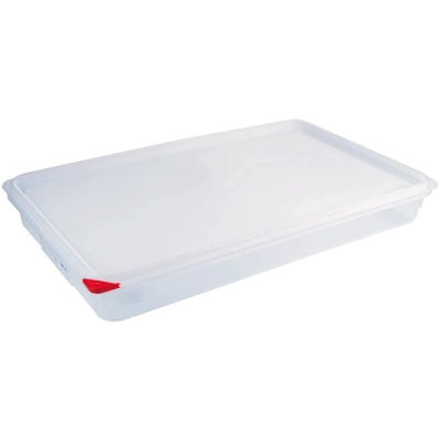 GN 1/1 Behälter Polypropylen, H: 65 mm, 530x325 mm, 8 Liter, mit HACCP Farbclip_1