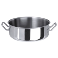Bratentopf CNS nieder, Ø 40 cm, H: 19.5 cm, 24 l 