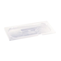 GN 1/3 B.Pro Couvercle avec encoche polycarbonate, avec moulure