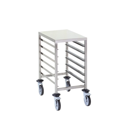 Chariot étagère GN 1/1 avec plateau, 6 étagères _1