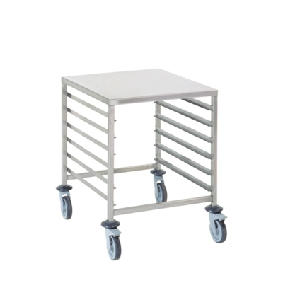 Regalwagen mit Arbeitsplatte, GN2/1, 6 Auflageschienen_1